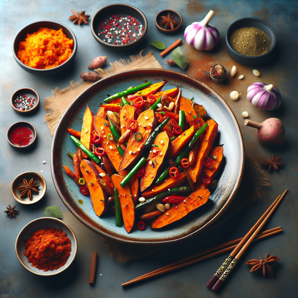 Recipes for Thanksgiving sweet potatoes with Korean flavors