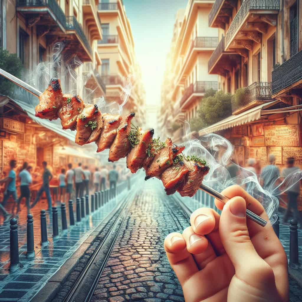 Greek souvlaki Greek souvlaki