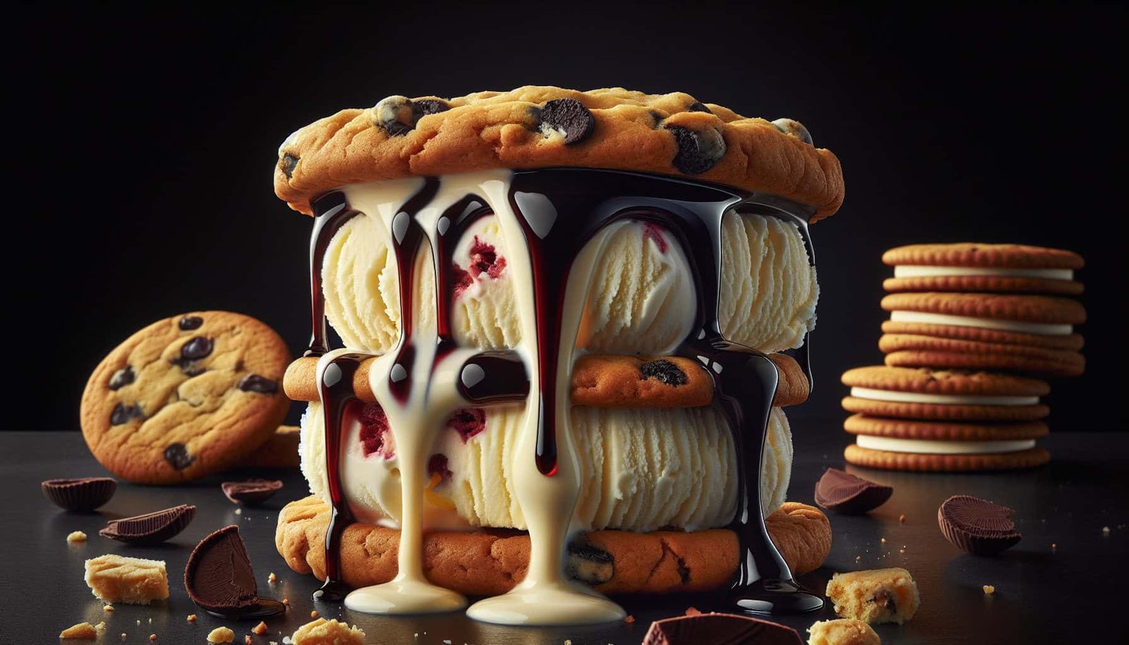 Homemade ice cream sandwich Homemade ice cream sandwich