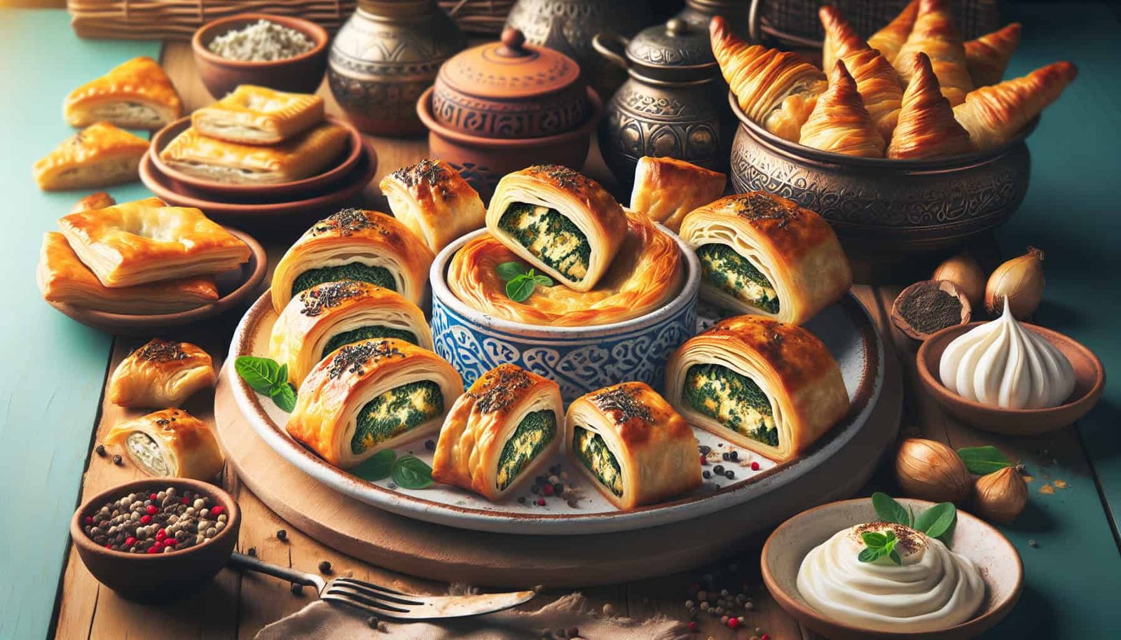 Whats Your Favorite Way To Enjoy Börek, The Turkish Pastry Filled With Cheese Or Spinach? Whats Your Favorite Way To Enjoy Börek, The Turkish Pastry Filled With Cheese Or Spinach?