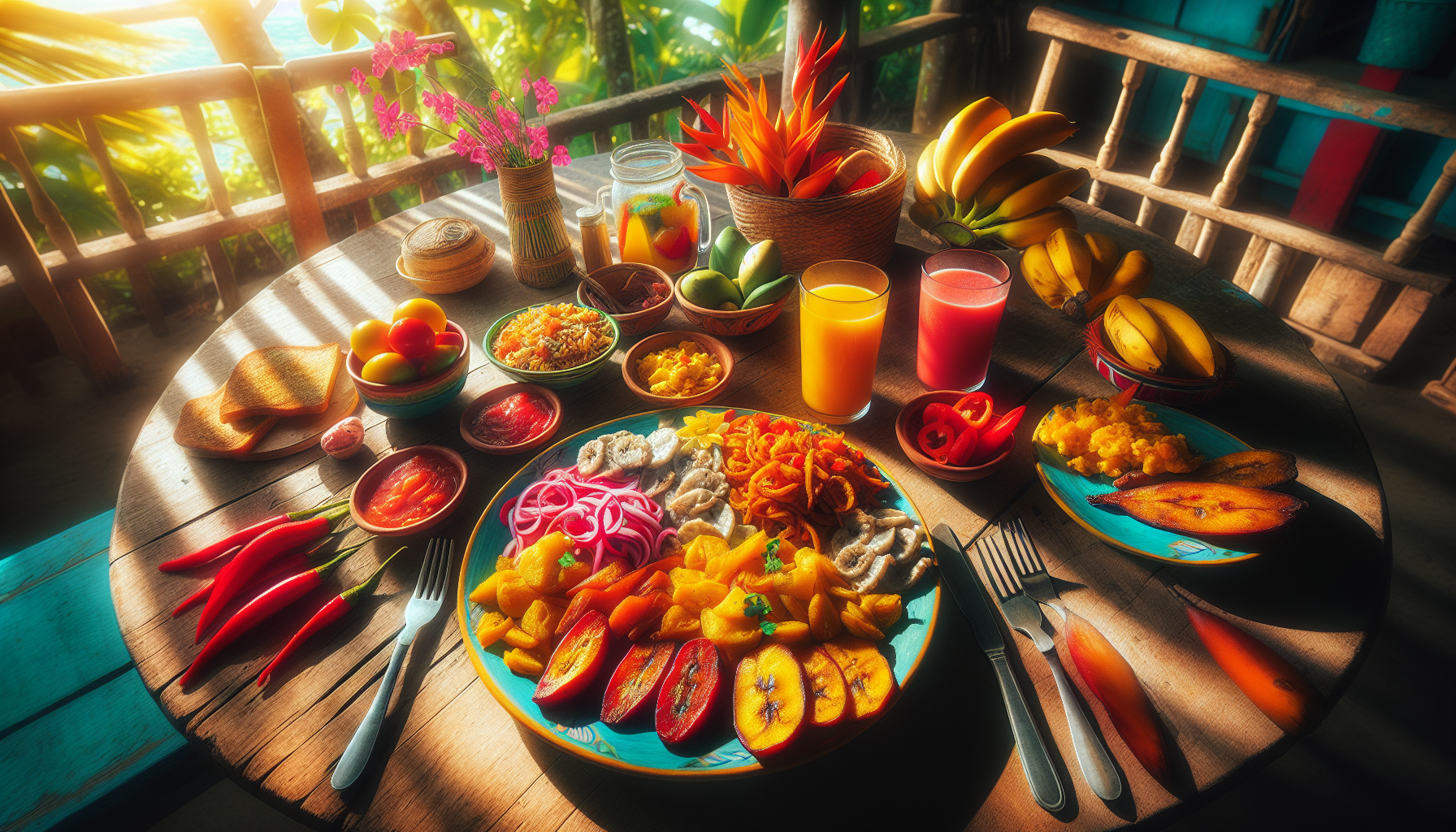 Share A Caribbean-inspired Breakfast Recipe For A Tropical Morning.