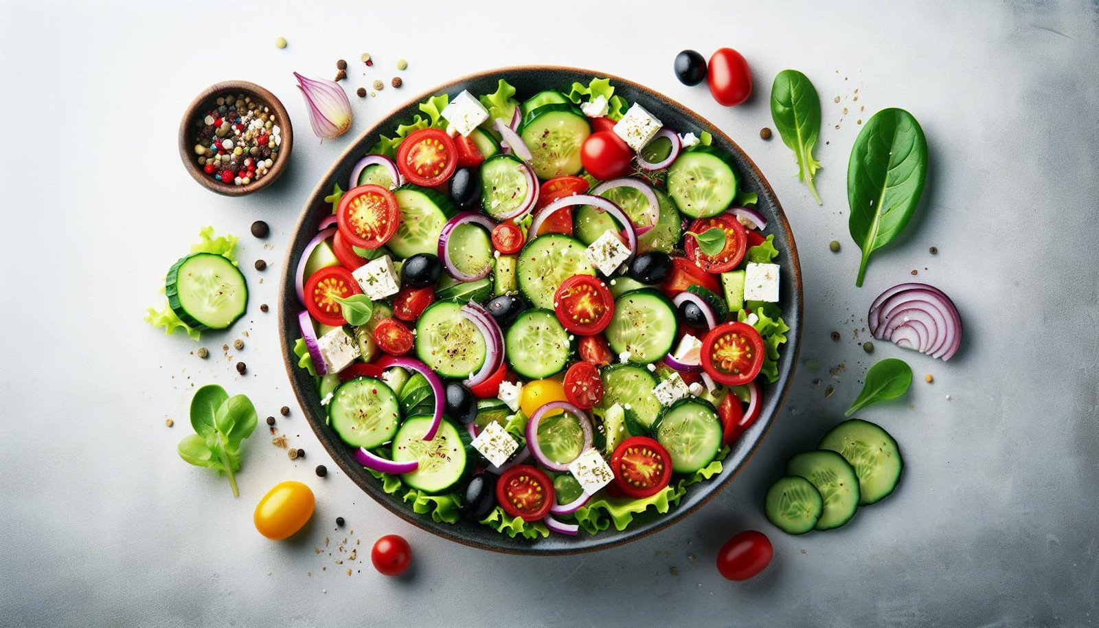 Whats Your Healthy Twist On A Classic Greek Salad For A Light And Refreshing Dish?