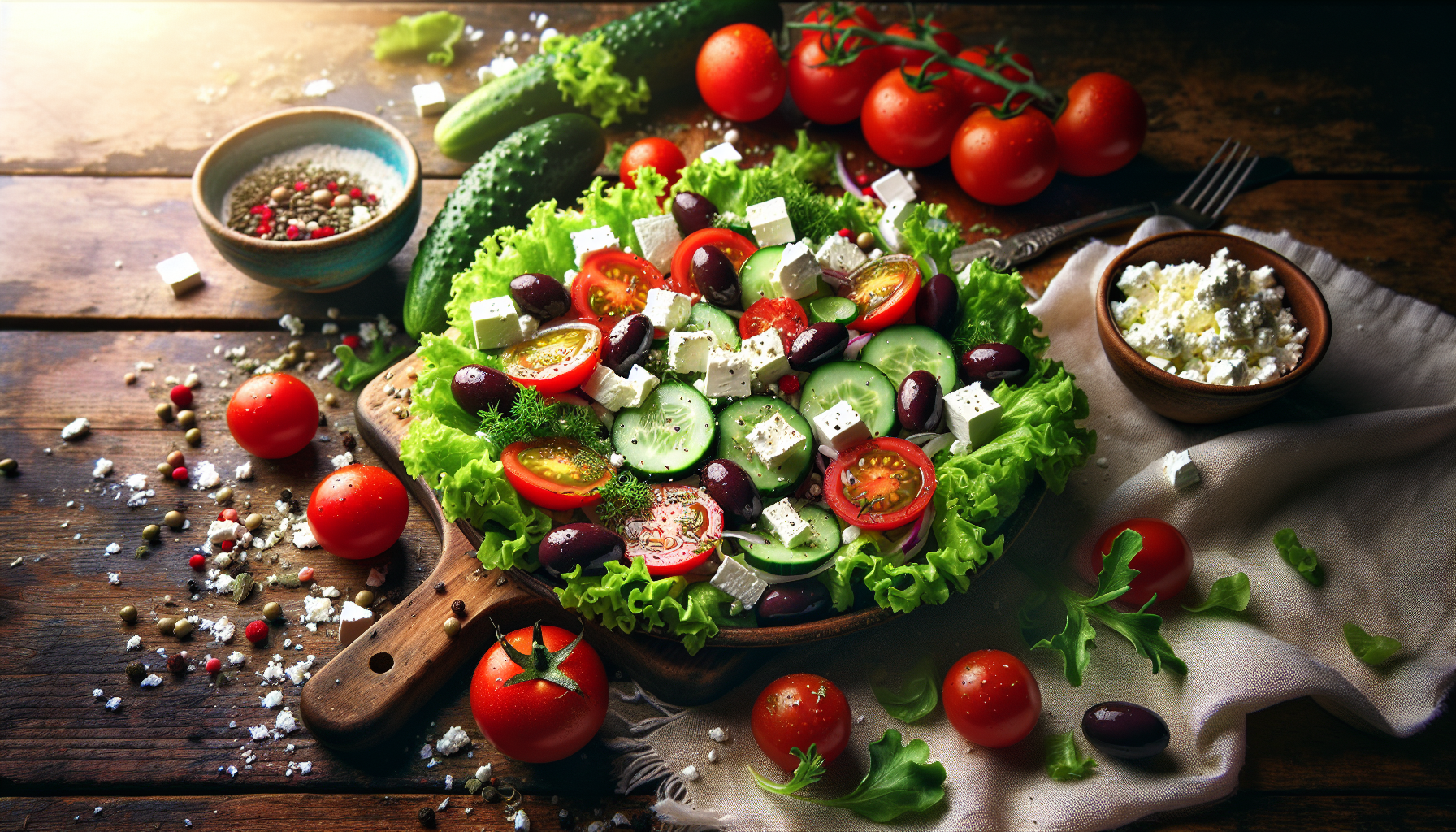 Whats Your Healthy Twist On A Classic Greek Salad For A Light Lunch?