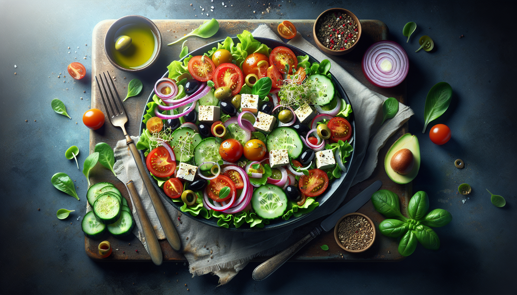 Whats Your Healthy Twist On A Comforting Greek Salad For A Light Lunch?