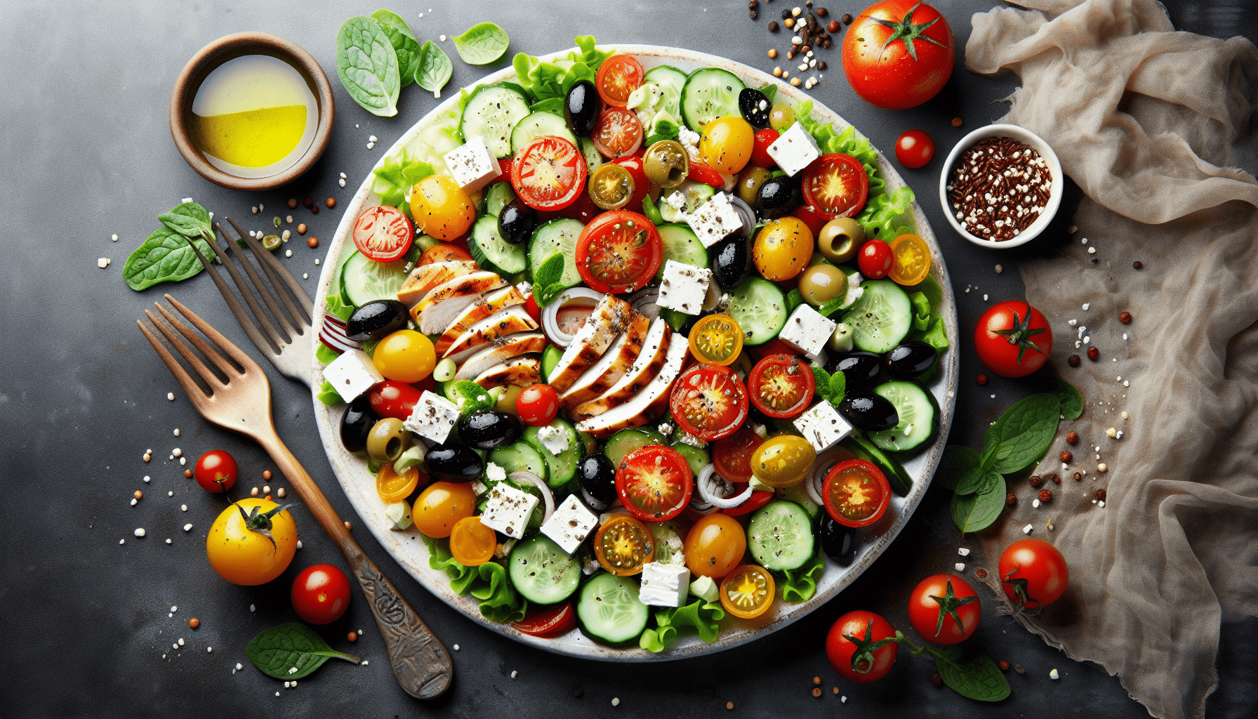 Whats Your Healthy Twist On A Classic Greek Salad?