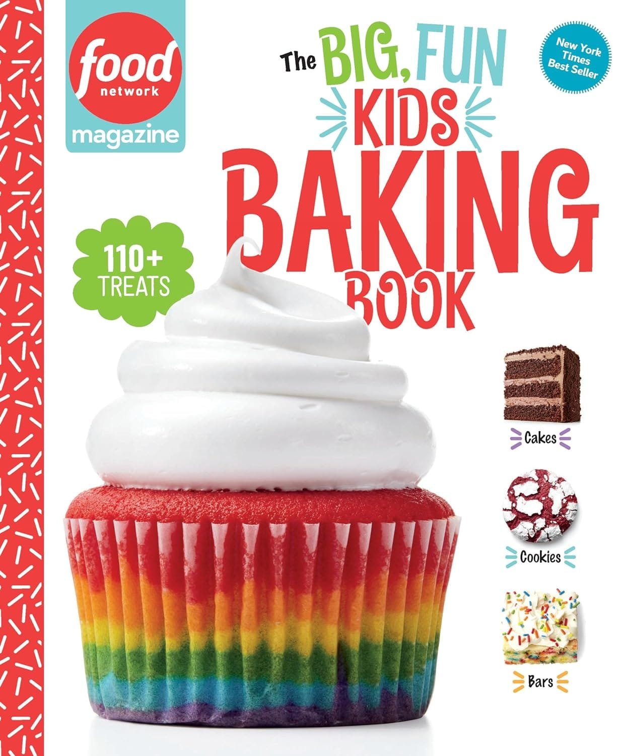 Food Network Magazine The Big, Fun Kids Baking Book: 110+ Recipes for Young Bakers (Food Network Magazines Kids Cookbooks)      Hardcover – July 27, 2021 Food Network Magazine The Big, Fun Kids Baking Book: 110+ Recipes for Young Bakers (Food Network Magazines Kids Cookbooks)      Hardcover – July 27, 2021