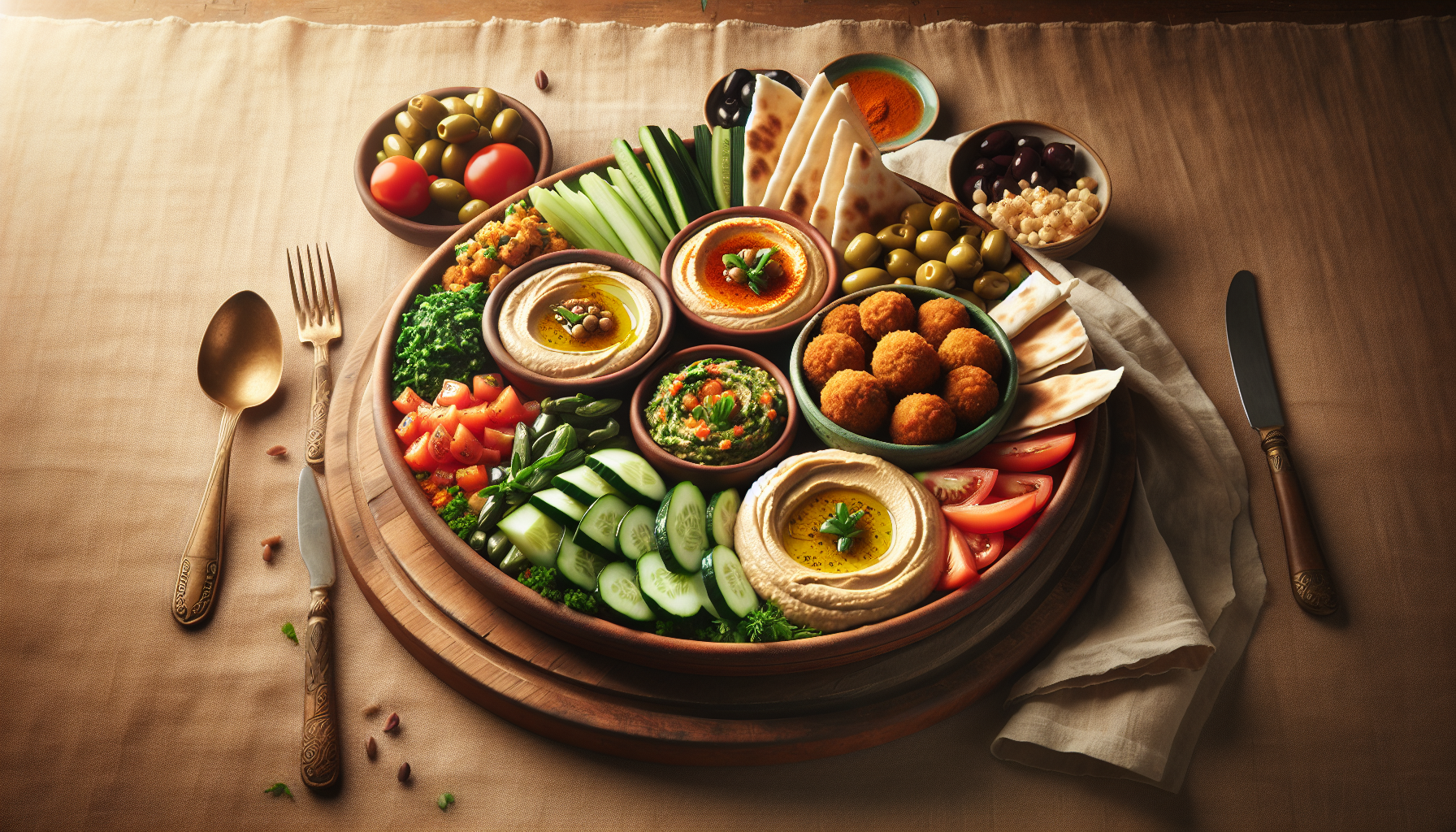 share your quick and easy middle eastern mezze platter recipe 4