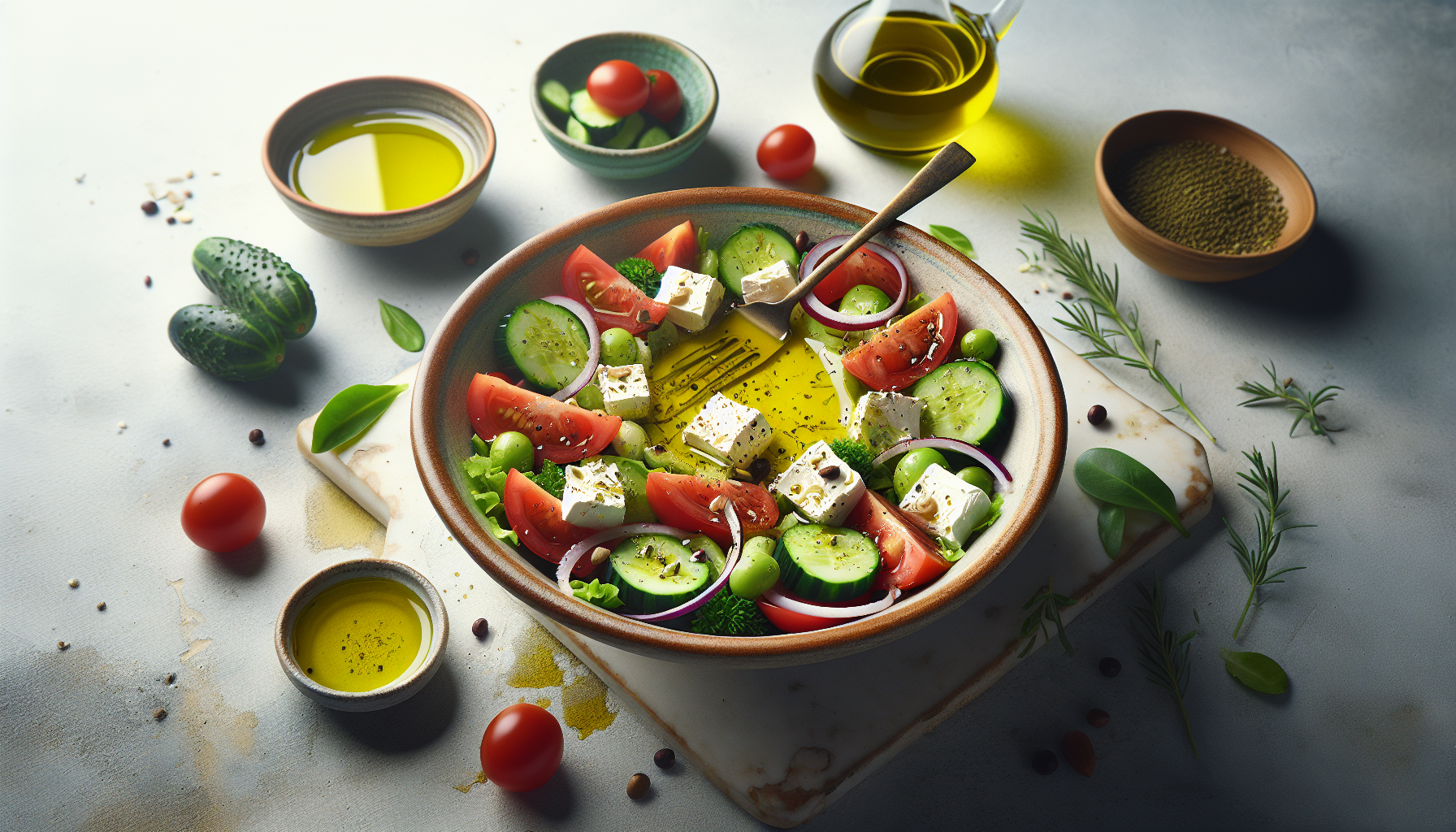 whats your healthy twist on a classic greek salad for a light lunch 2